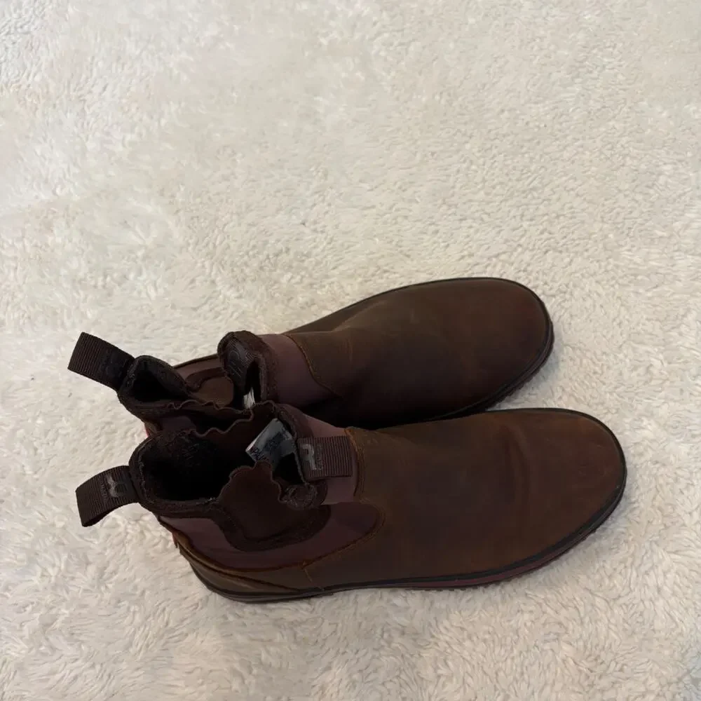Pajar Men's 8 Gavel Pull Up Chelsea Boot Brown Leather Gorpcore Hiking Outdoors